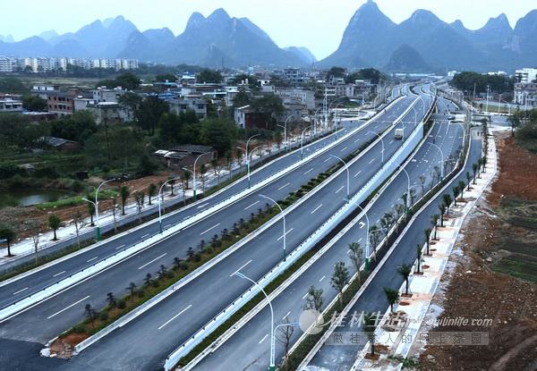 桂林西二環道路